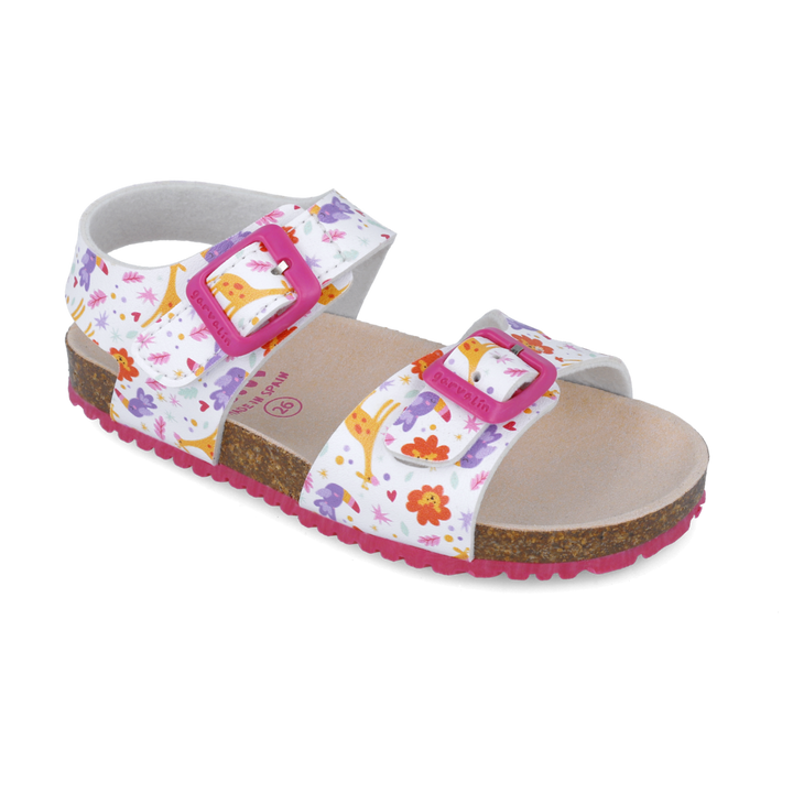 Sandali flessibili, Giraffe e uccellini
