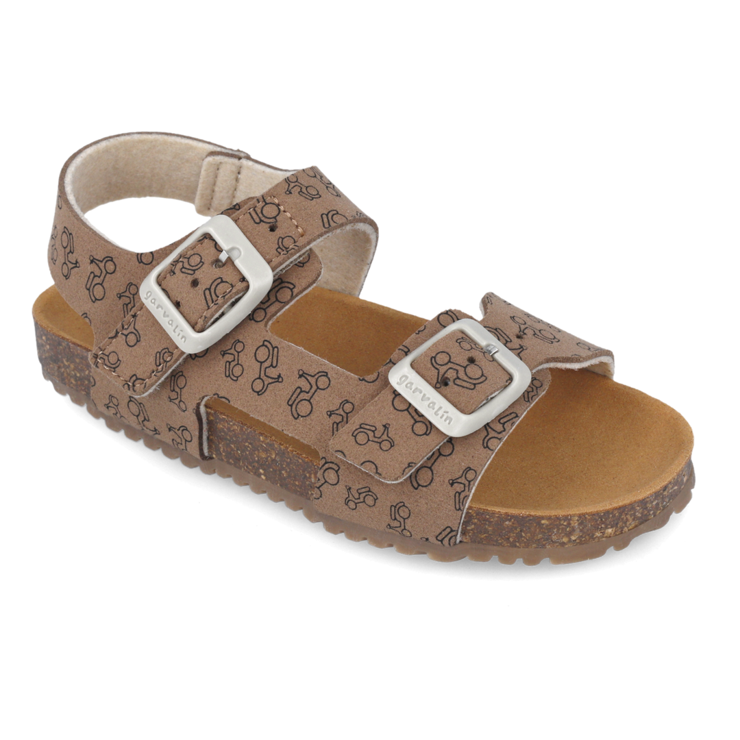 Sandali flessibili, Marrone con motorini