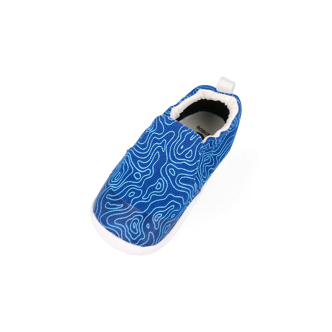 Scarpa Xplorer Scamp organic, Snorkel blue Topographic | Bobux