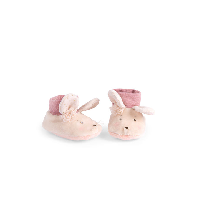 Pantofole bebè Topo rosa, La petite école de danse | Moulin Roty