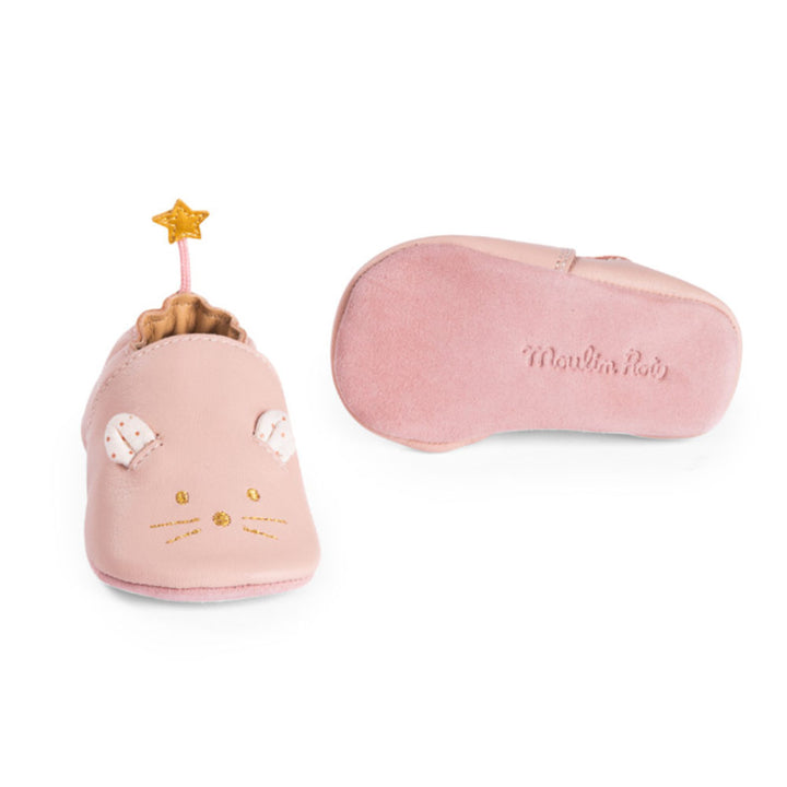 Pink Topo leather shoes