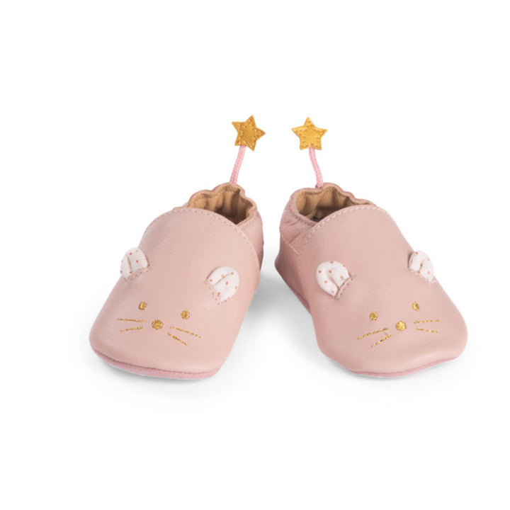 Pink Topo leather shoes