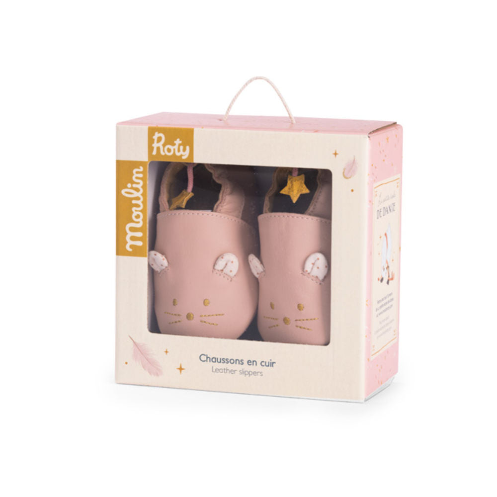 Pink Topo leather shoes