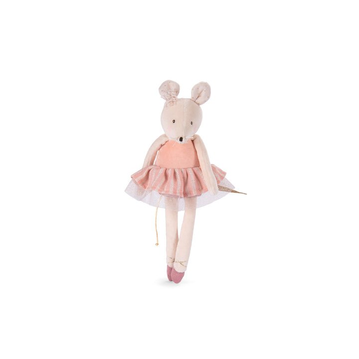 Peluche piccolo Topo rosa, La petite école de danse | Moulin Roty