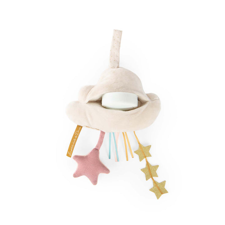 Luminous cloud with hanging activities