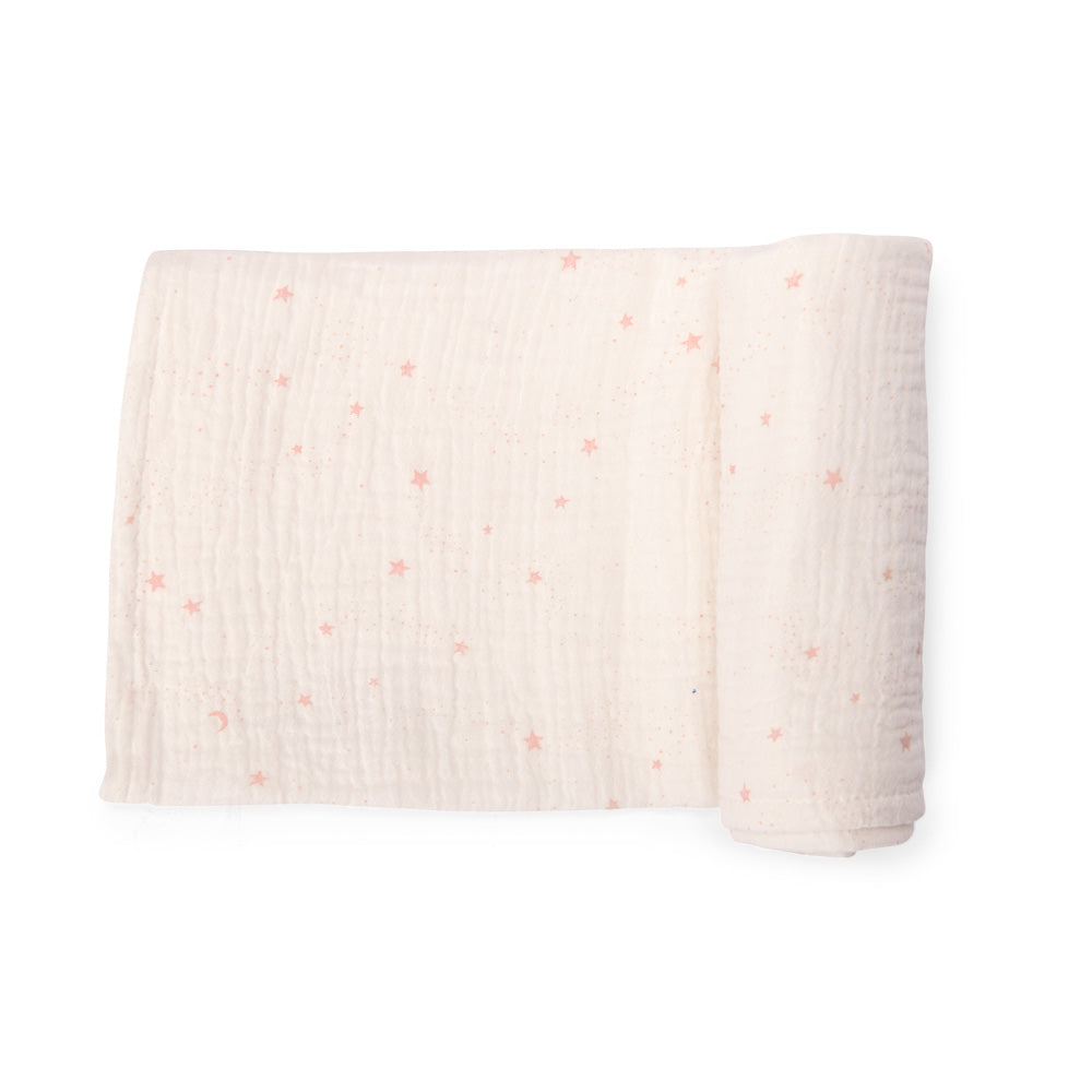 Set of 3 organic cotton muslin covers, La petite école de danse