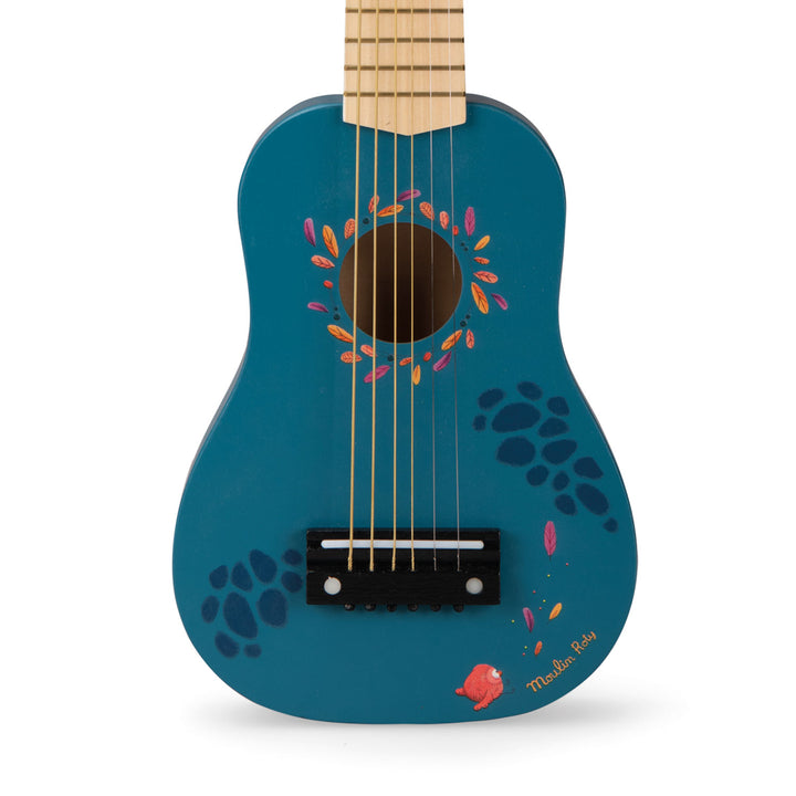 Chitarra in legno blu