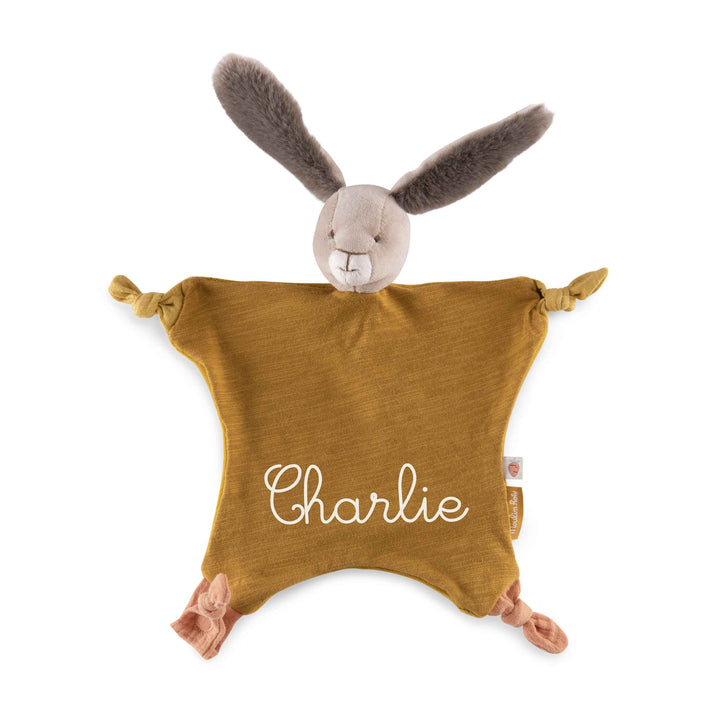 Ocher rabbit doudou