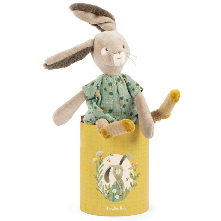 Gift Boxed Puppet, Sage Bunny
