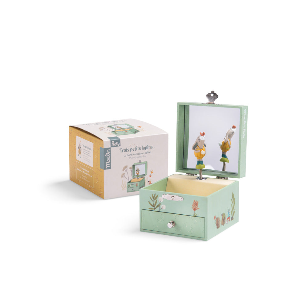 Carillon portagioie Trois petits lapins | Moulin Roty