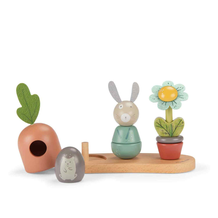 Stackable wooden, Three little rabbits