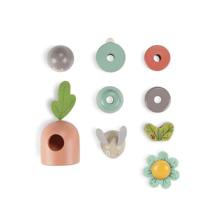 Stackable wooden, Three little rabbits