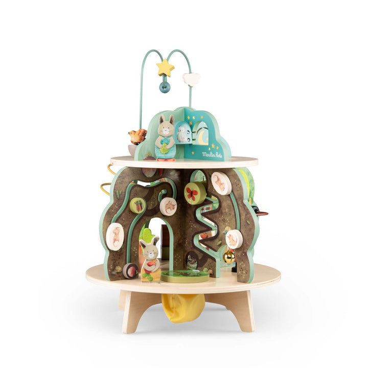Multi-activity wooden garden