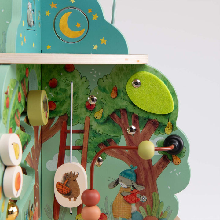 Multi-activity wooden garden