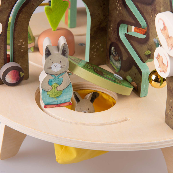 Multi-activity wooden garden