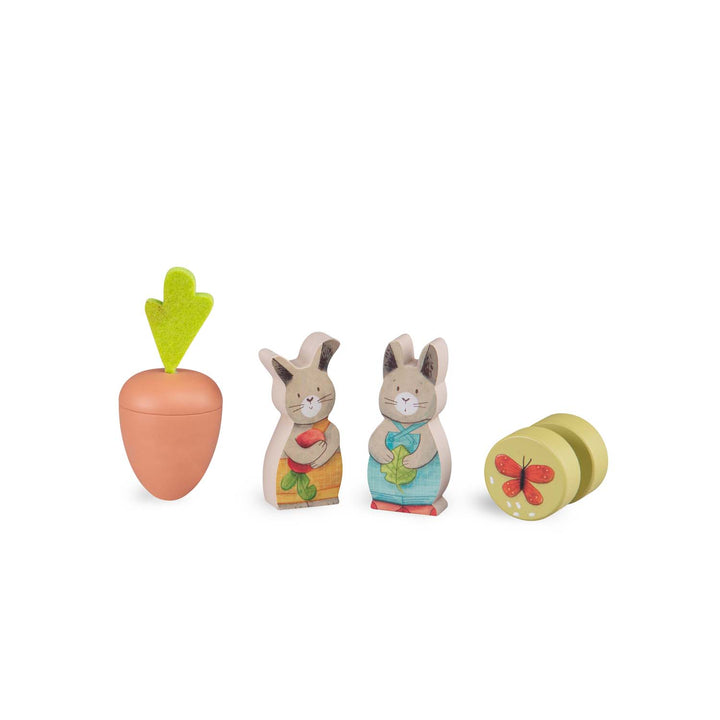 Multi-activity wooden garden