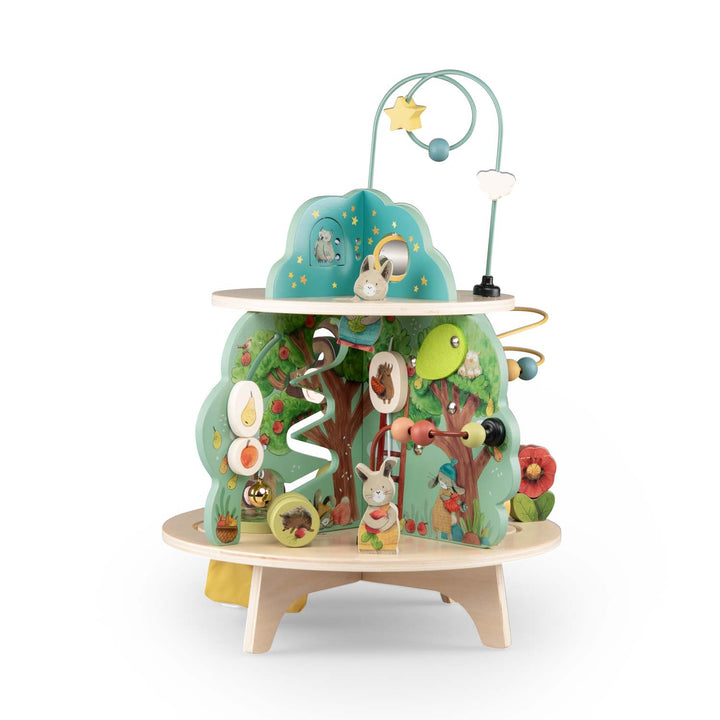 Multi-activity wooden garden