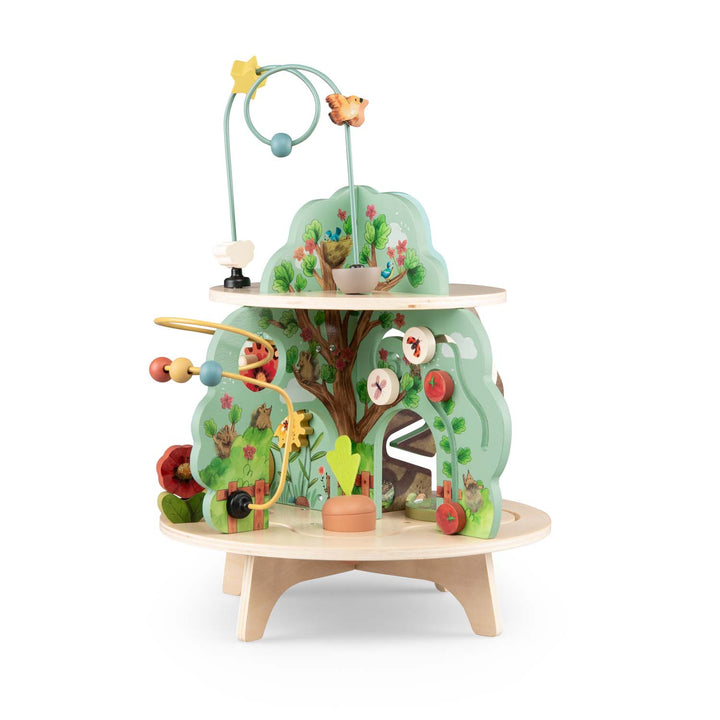 Multi-activity wooden garden