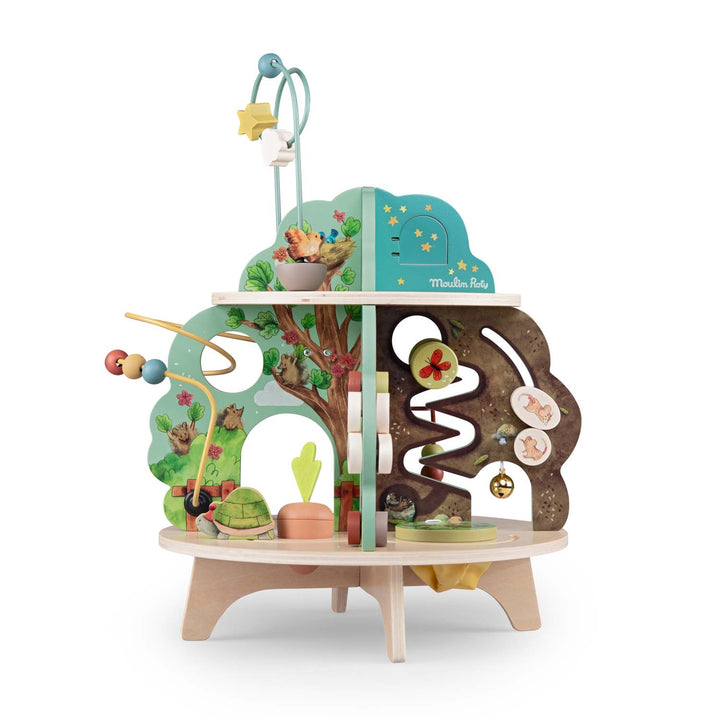 Multi-activity wooden garden
