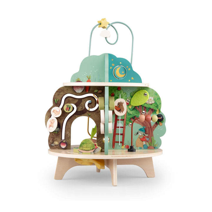 Multi-activity wooden garden