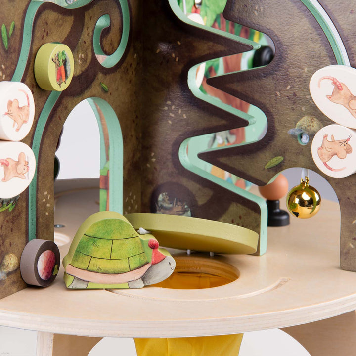 Multi-activity wooden garden
