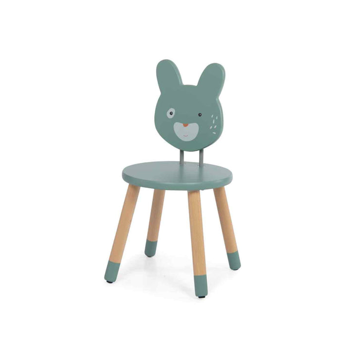 Sedia in legno per bambini, Coniglio salvia
