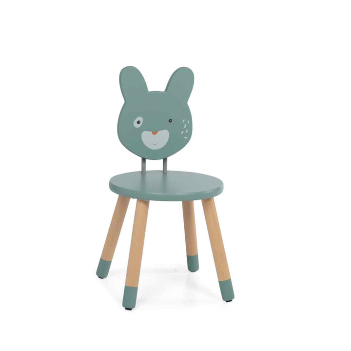 Sedia in legno per bambini, Coniglio salvia
