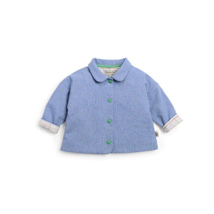 Giacca leggero cotone bio effetto denim, James | Moulin Roty