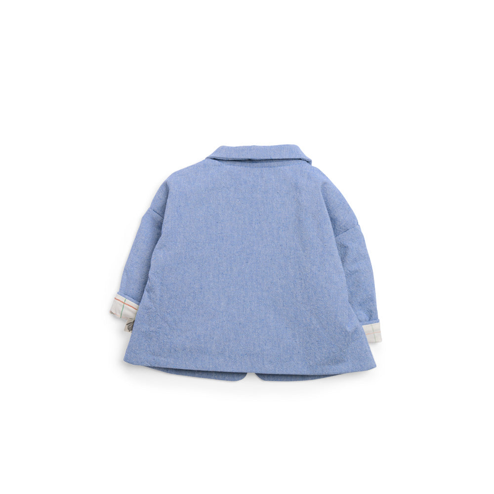 Giacca leggero cotone bio effetto denim, James | Moulin Roty