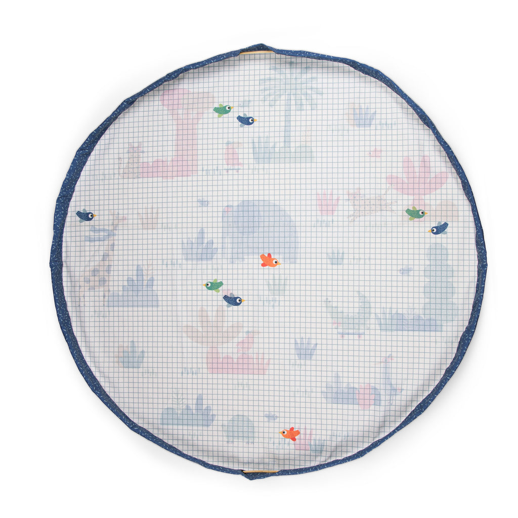 Moulin Roty | Sacco portagiochi e Tappeto 2-in-1, Les Toupitis Play&Go