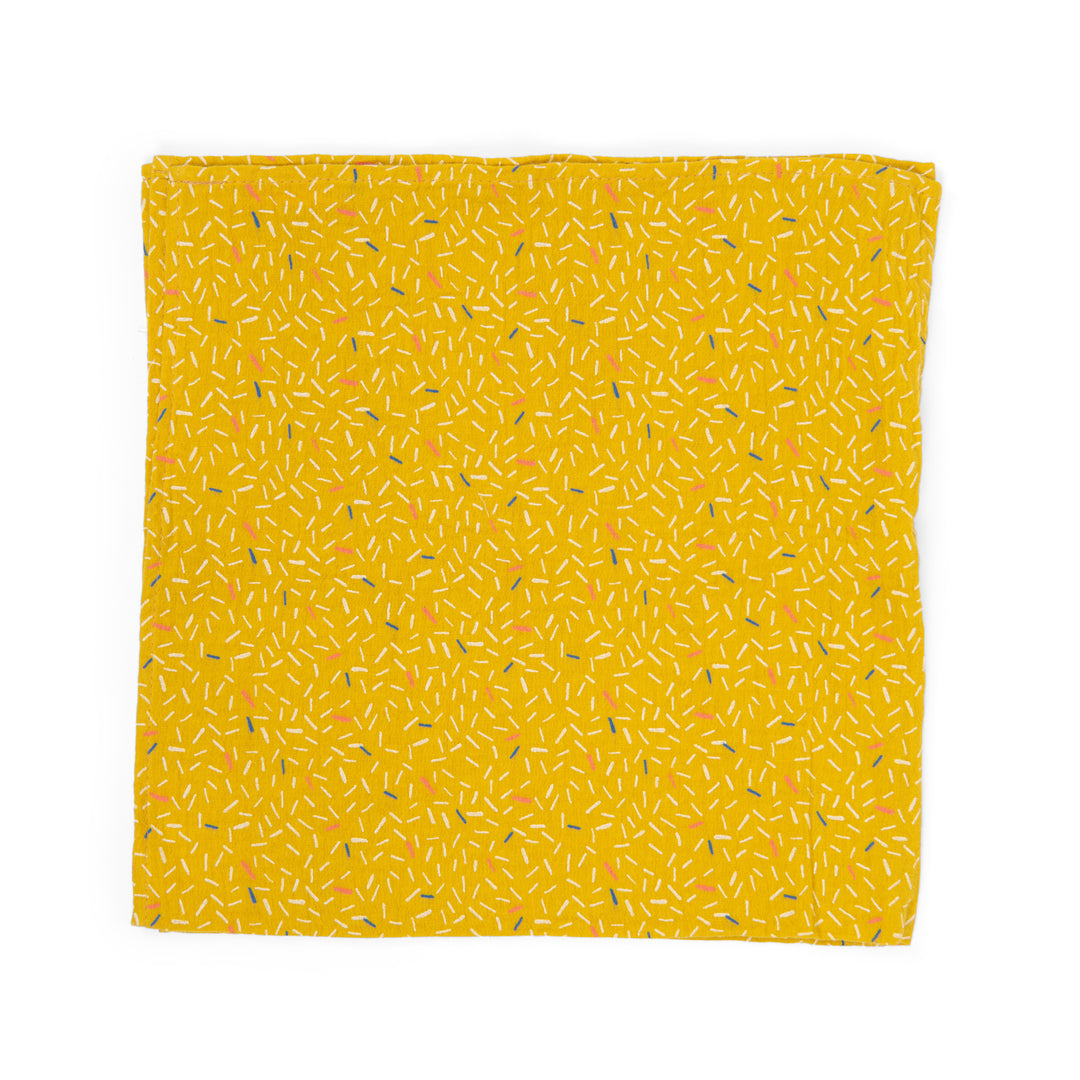 Set of 3 organic cotton muslin blankets, Puce and Pilou