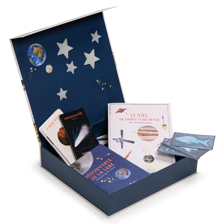Cofanetto Découverte de l'espace (francese/inglese)