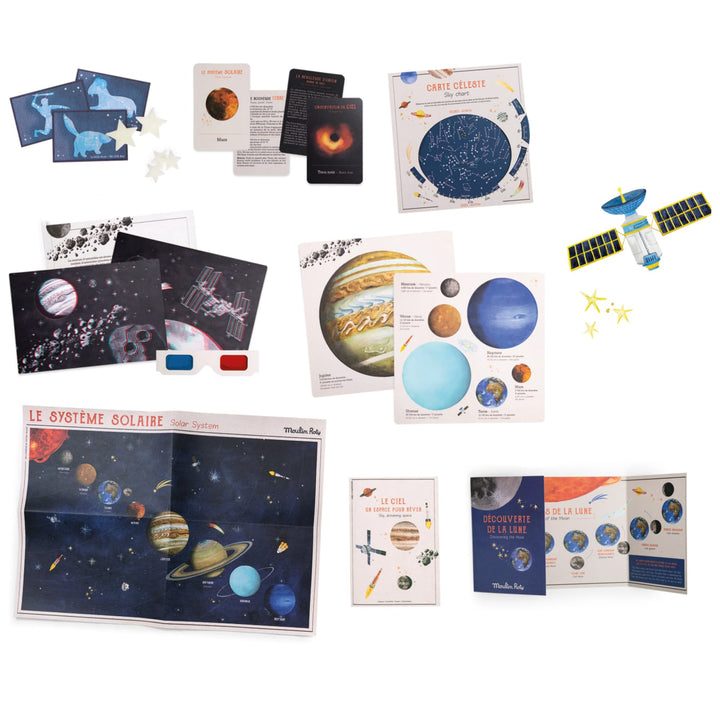 Cofanetto Découverte de l'espace (francese/inglese)