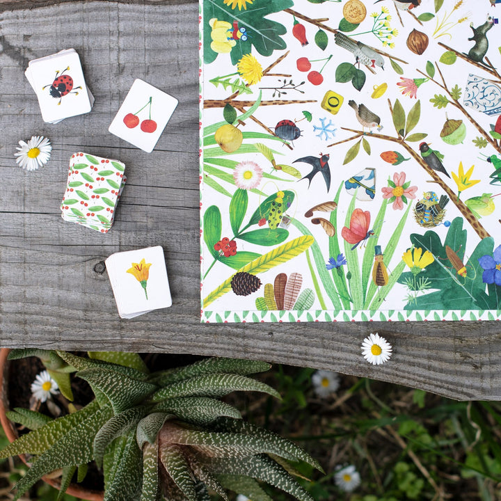 Gioco di memoria e osservazione, I tesori del giardino