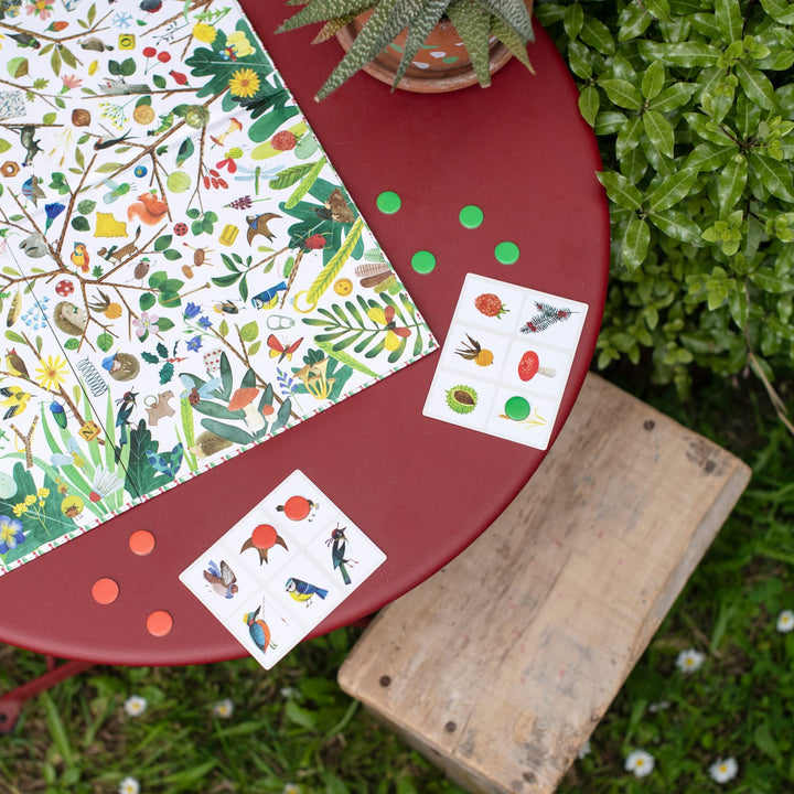 Gioco di memoria e osservazione, I tesori del giardino