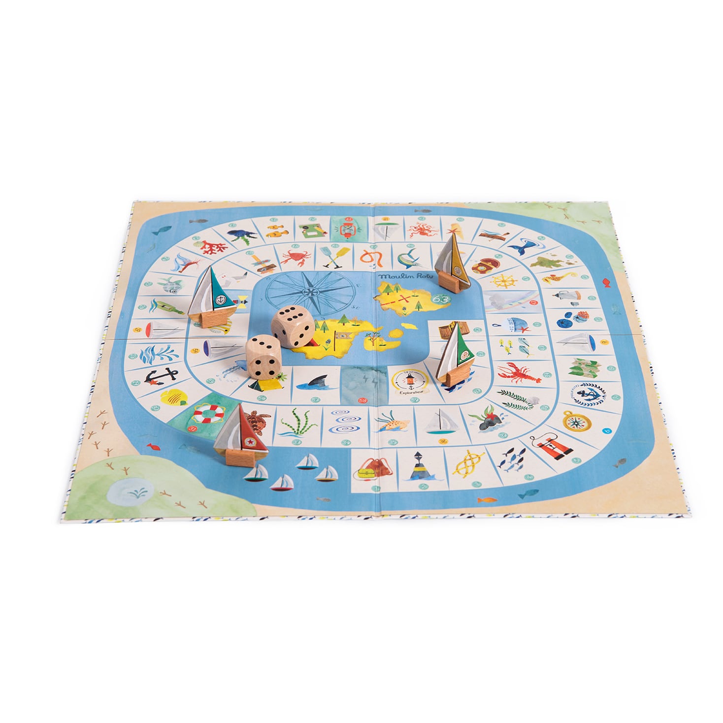 Moulin Roty | Gioco dell'oca dell’esploratore, Le Jardin