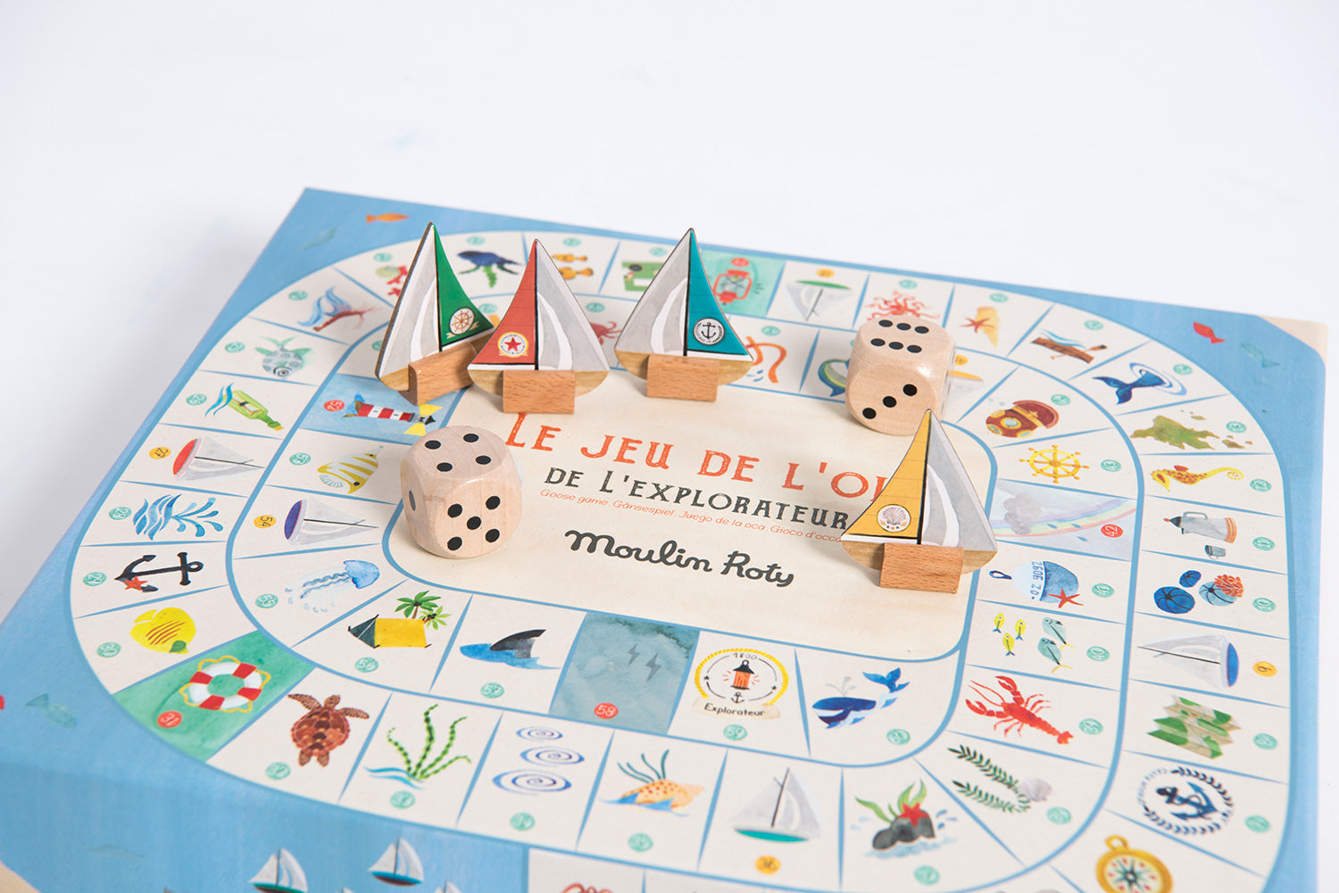 Moulin Roty | Gioco dell'oca dell’esploratore, Le Jardin