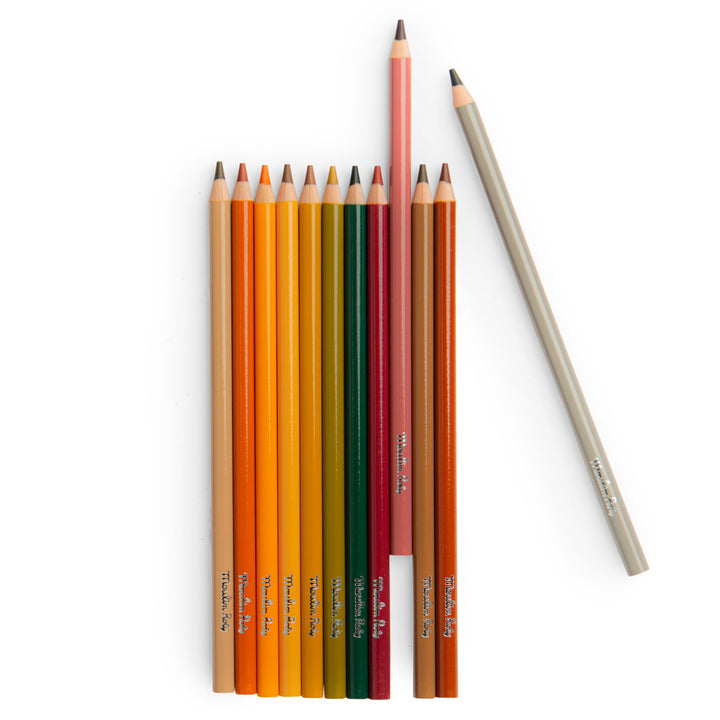 Colored pencils + papers, Animals