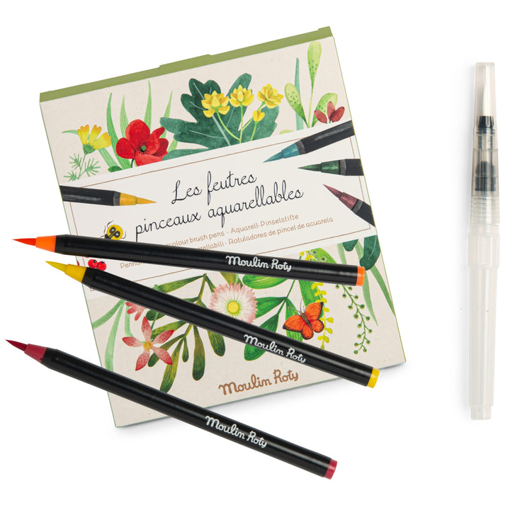 Watercolor Brush Markers, 12pcs