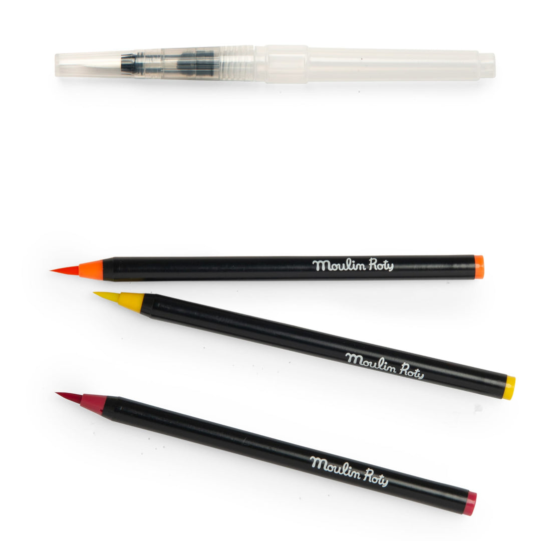 Watercolor Brush Markers, 12pcs