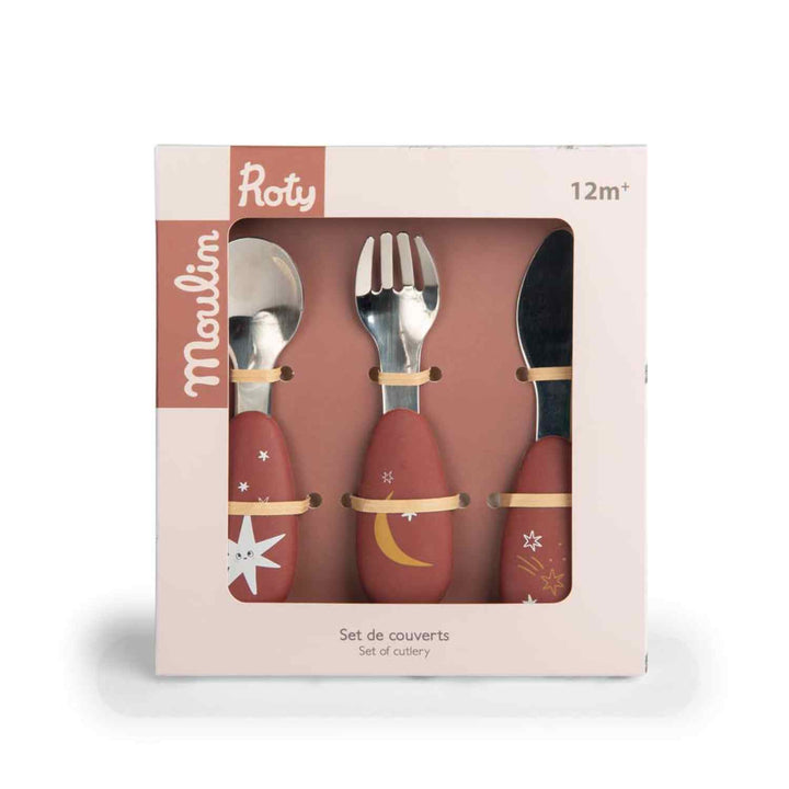 Silicone and stainless steel cutlery set, Après la pluie