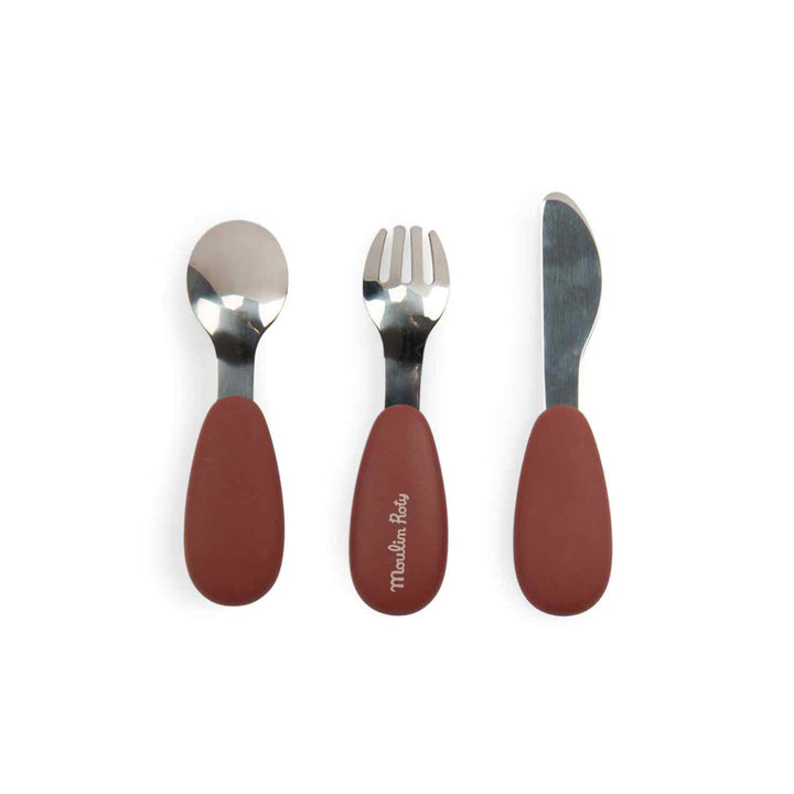 Silicone and stainless steel cutlery set, Après la pluie