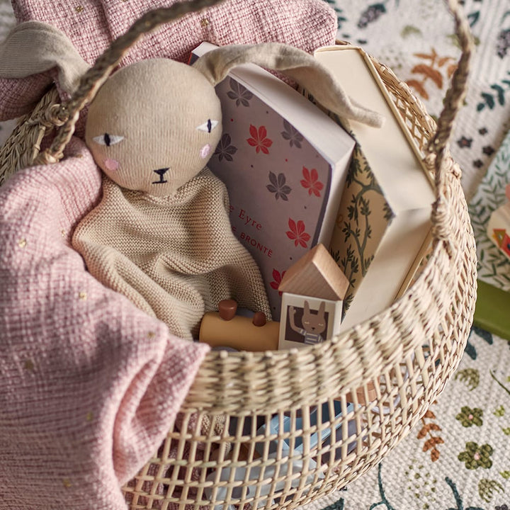 Doudou coniglio Fraya in maglieria cotone | Bloomingville Mini