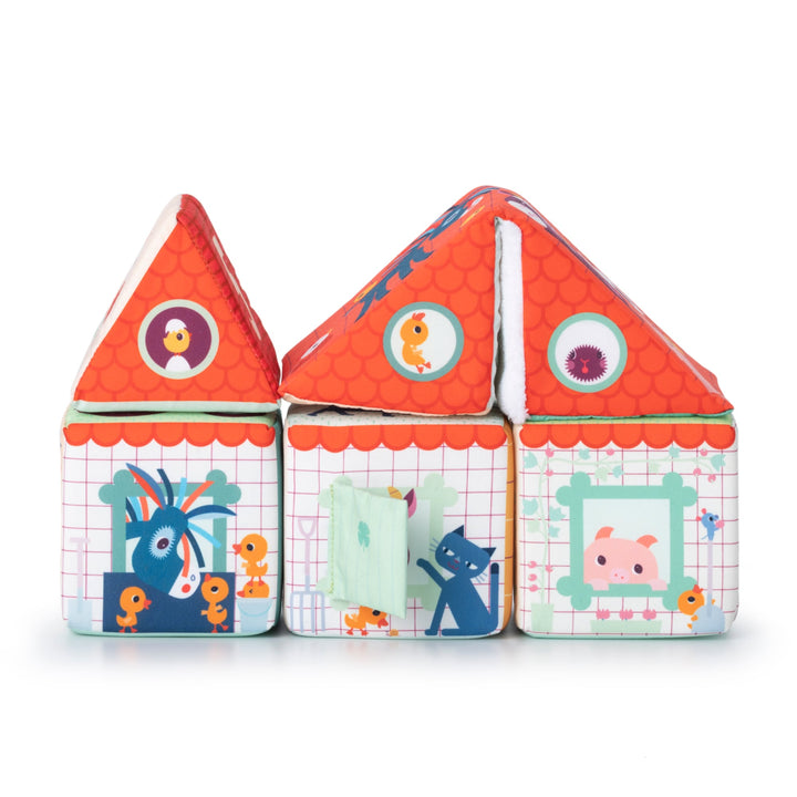 Soft stacking cubes, The farm