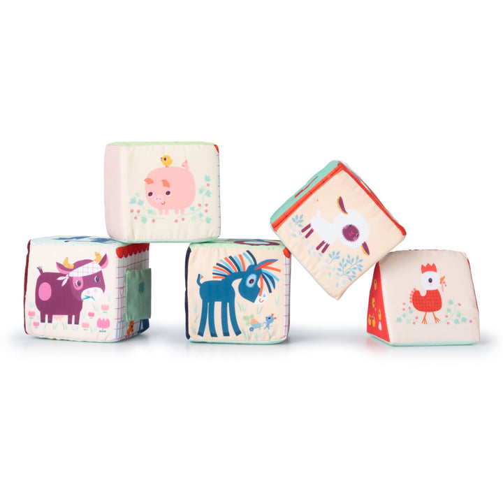 Soft stacking cubes, The farm