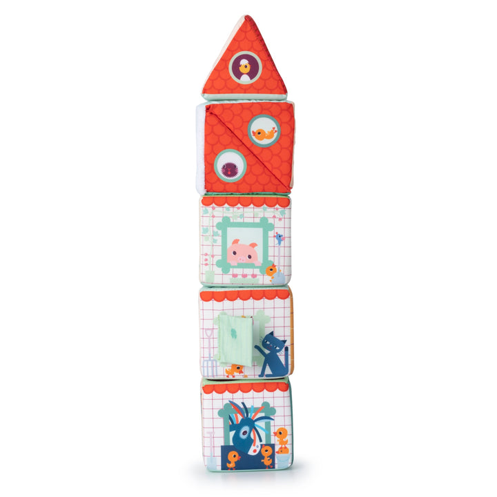 Soft stacking cubes, The farm