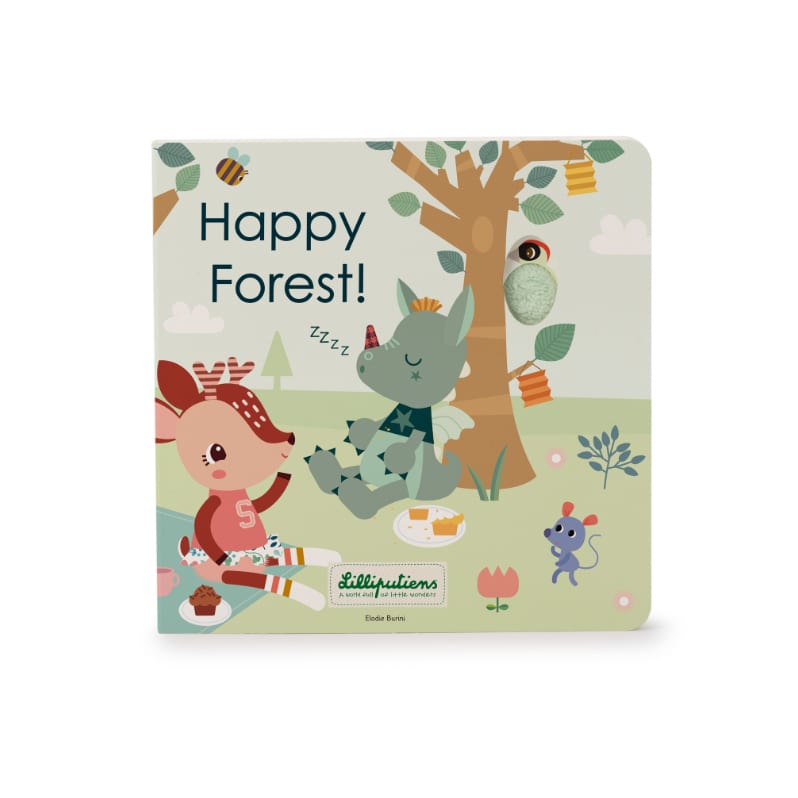 Libro tattile e sonoro Happy forest | Lilliputiens