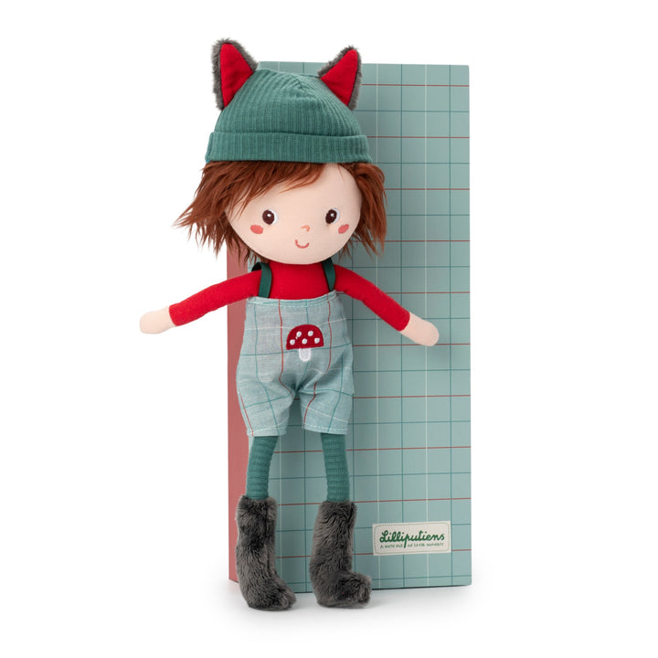 Cloth Doll with Box, Louis