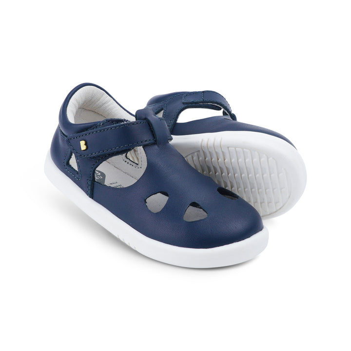 Sandali in pelle I-Walk Zap, Navy | Bobux
