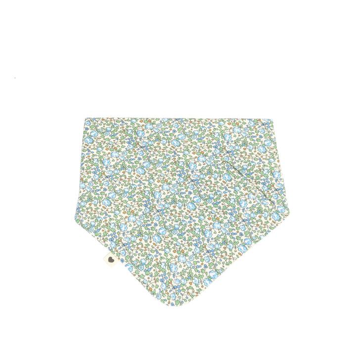 Bavaglino bandana cotone bio, Liberty Eloise ivory | Bibs